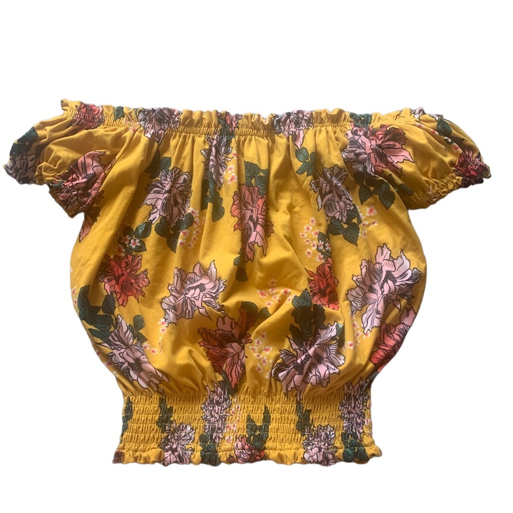 Off the Shoulder Scrunch Top